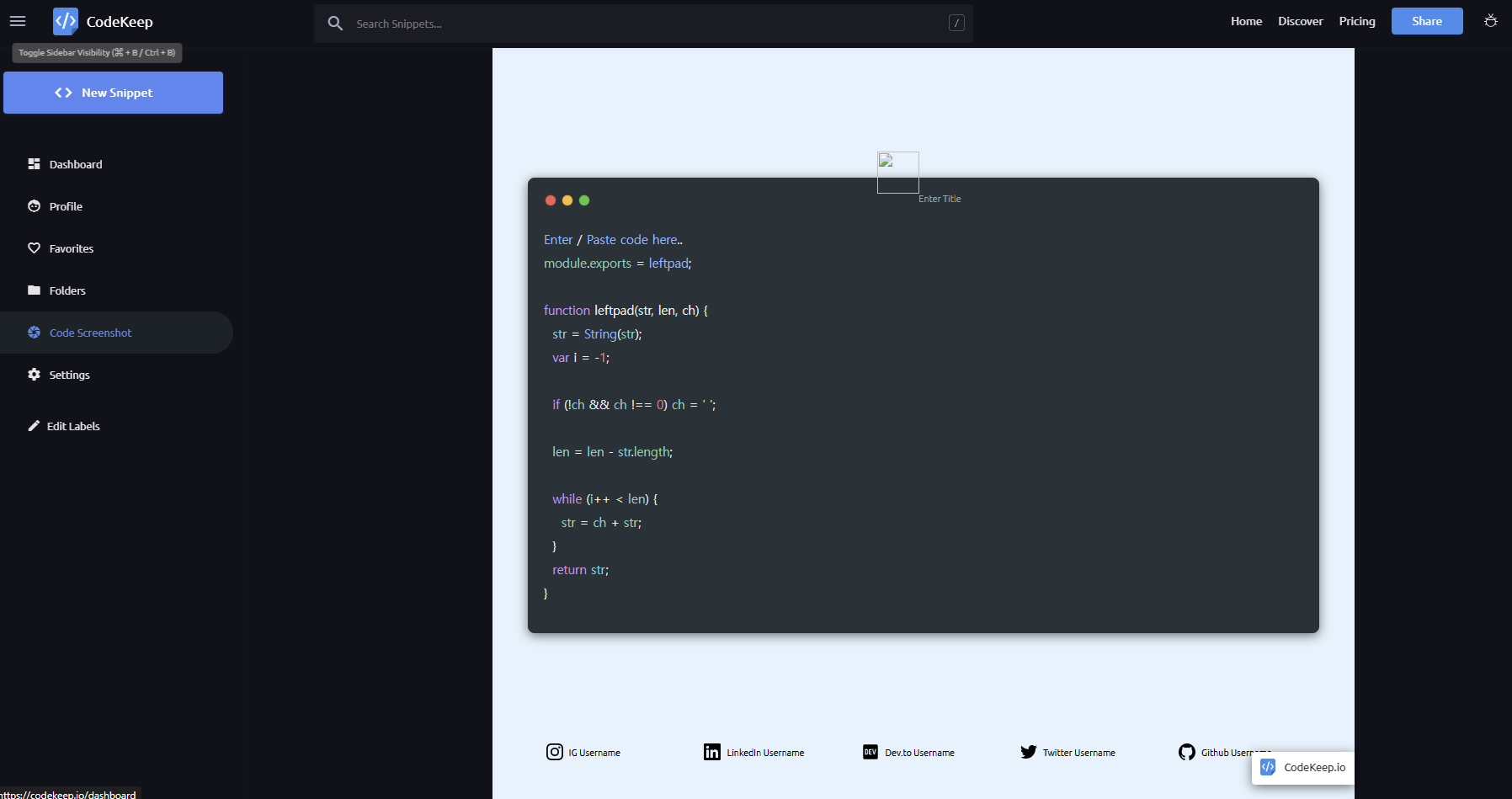 codekeep.io 1
