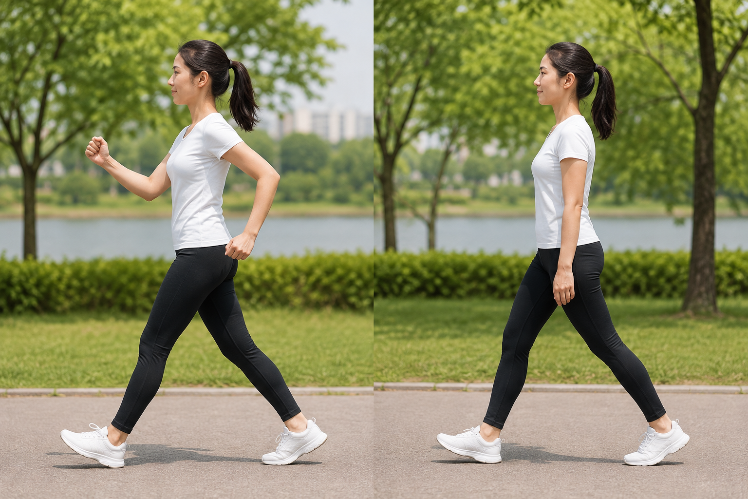 수족냉증 개선을 위한 올바른 걷기 운동법 이미지