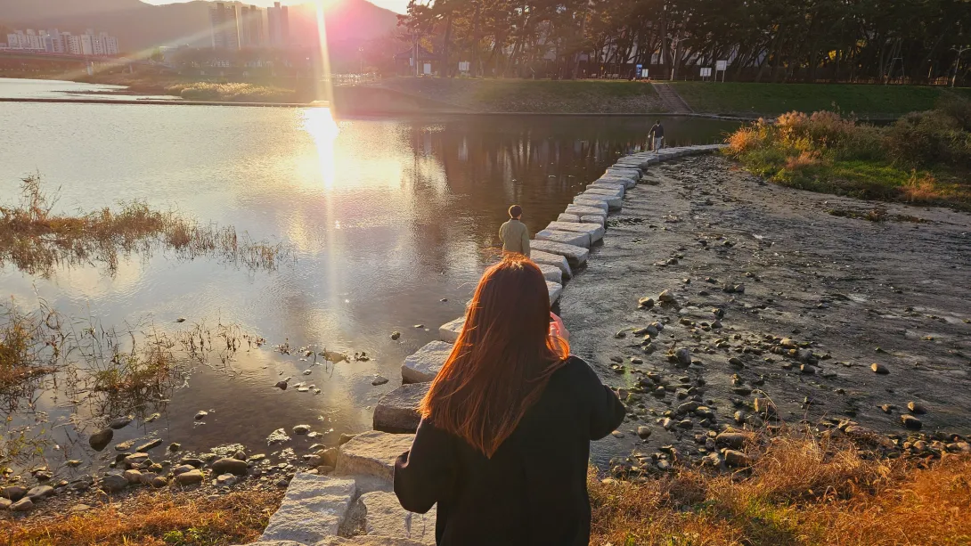 밀양 맥문동 맨발걷기