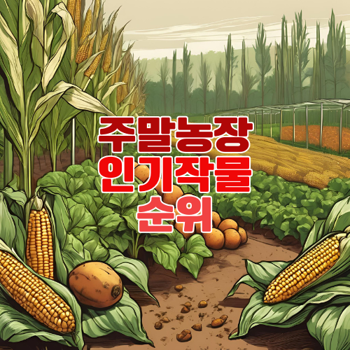 주말농장 인기작물 순위 고구마 감자 옥수수