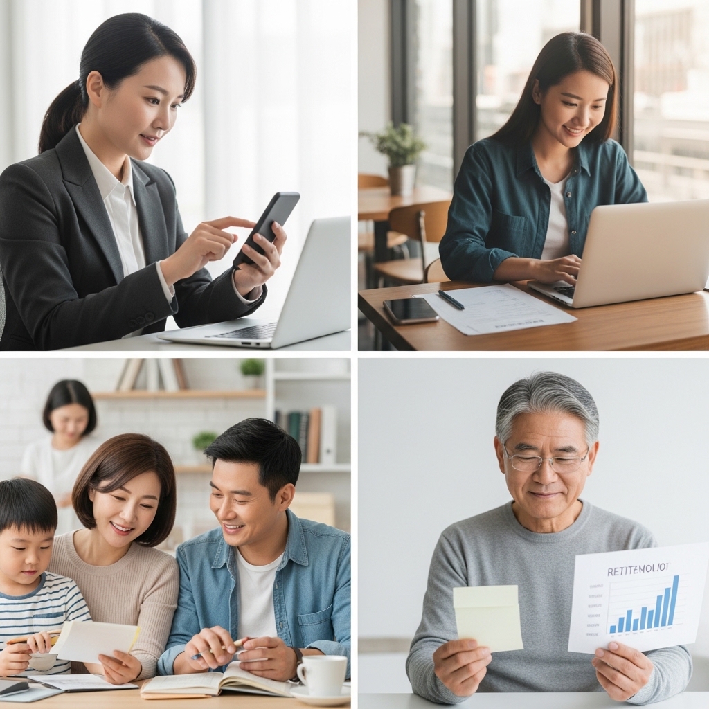 상황별 합리적 선택: 직장인&middot;프리랜서&middot;가족&middot;은퇴준비