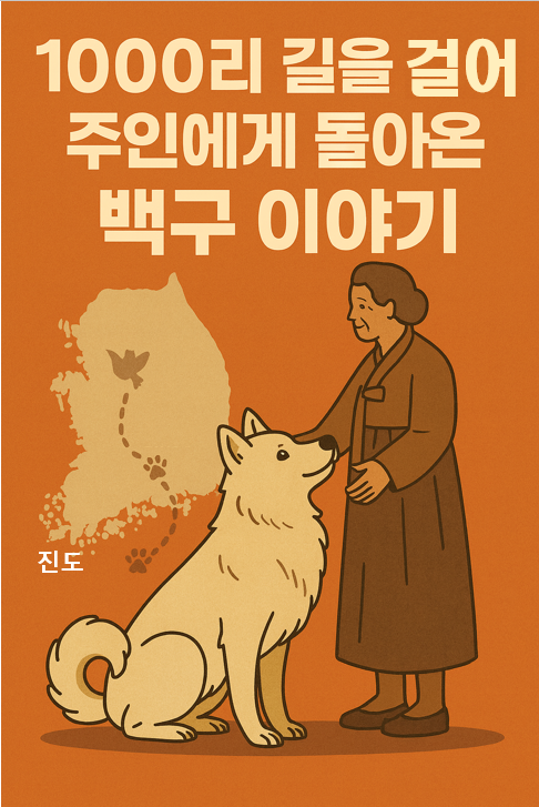 1000리 길을 걸어 주인에게 돌아온 백구 이야기 이미지