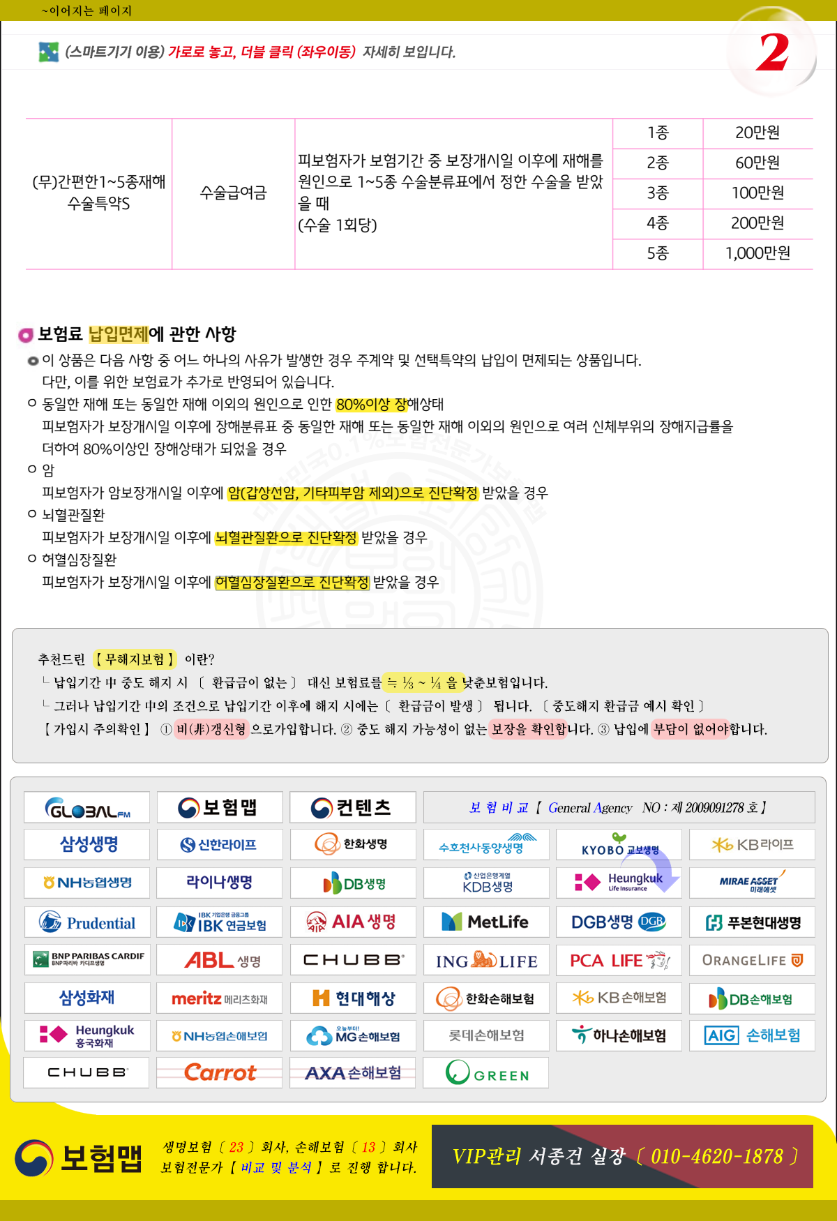 수술비보험설계