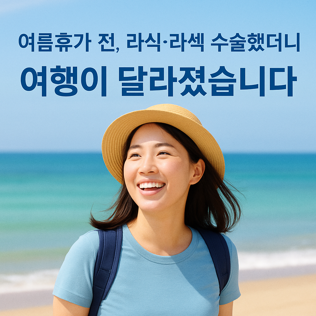 여름 휴가 라식 라섹 수술