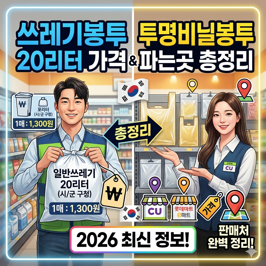 쓰레기봉투 사러 가기