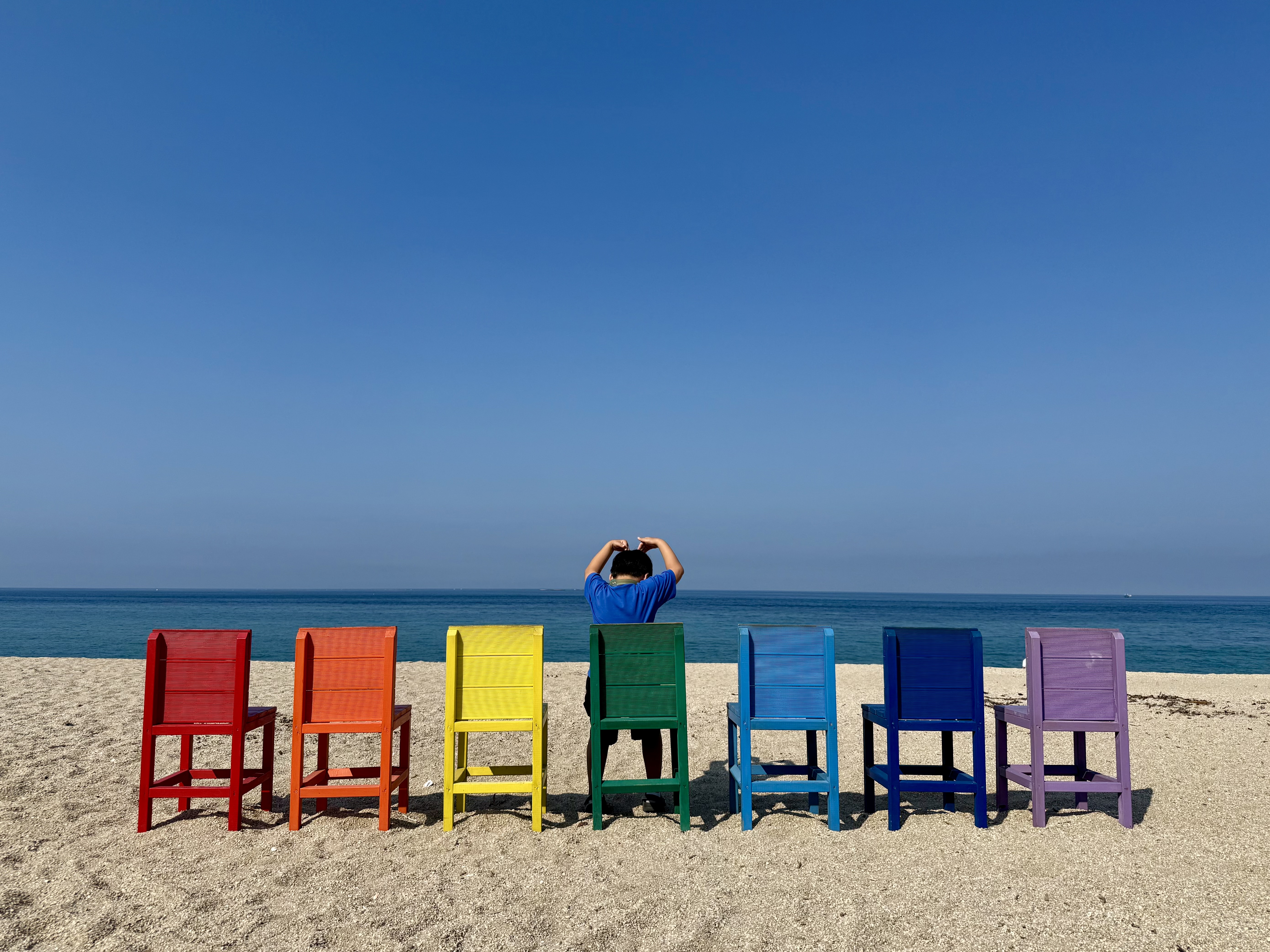 속초 바다정원카페 프라이빗비치 포토존