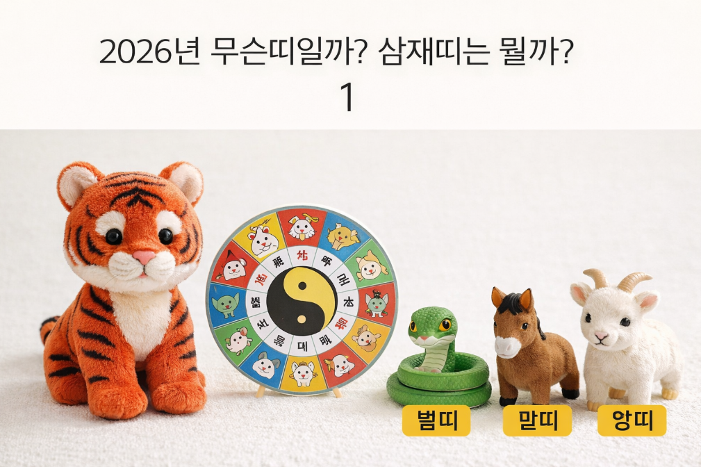 2026년 무슨띠? 삼재띠 완벽 정리
