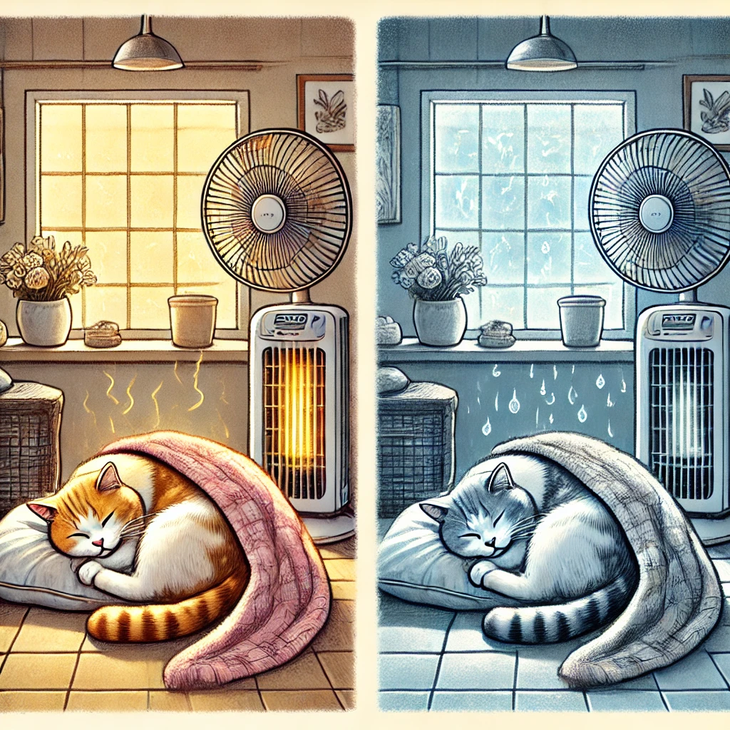 고양이의 건강한 체온 유지 방법과 계절별 관리 팁