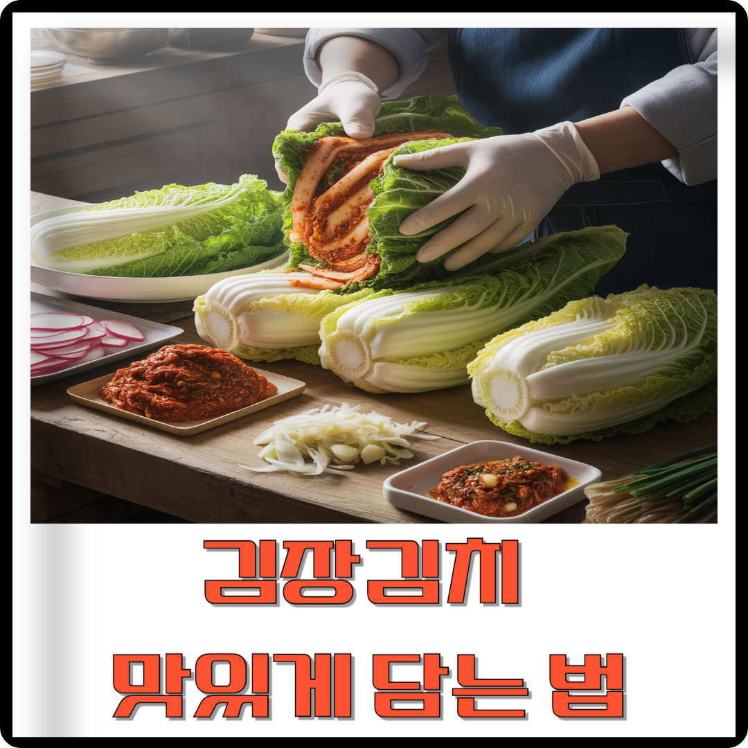 김장김치 맛있게 담는 법 이미지
