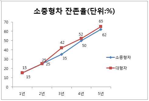 소중형차 감가상각