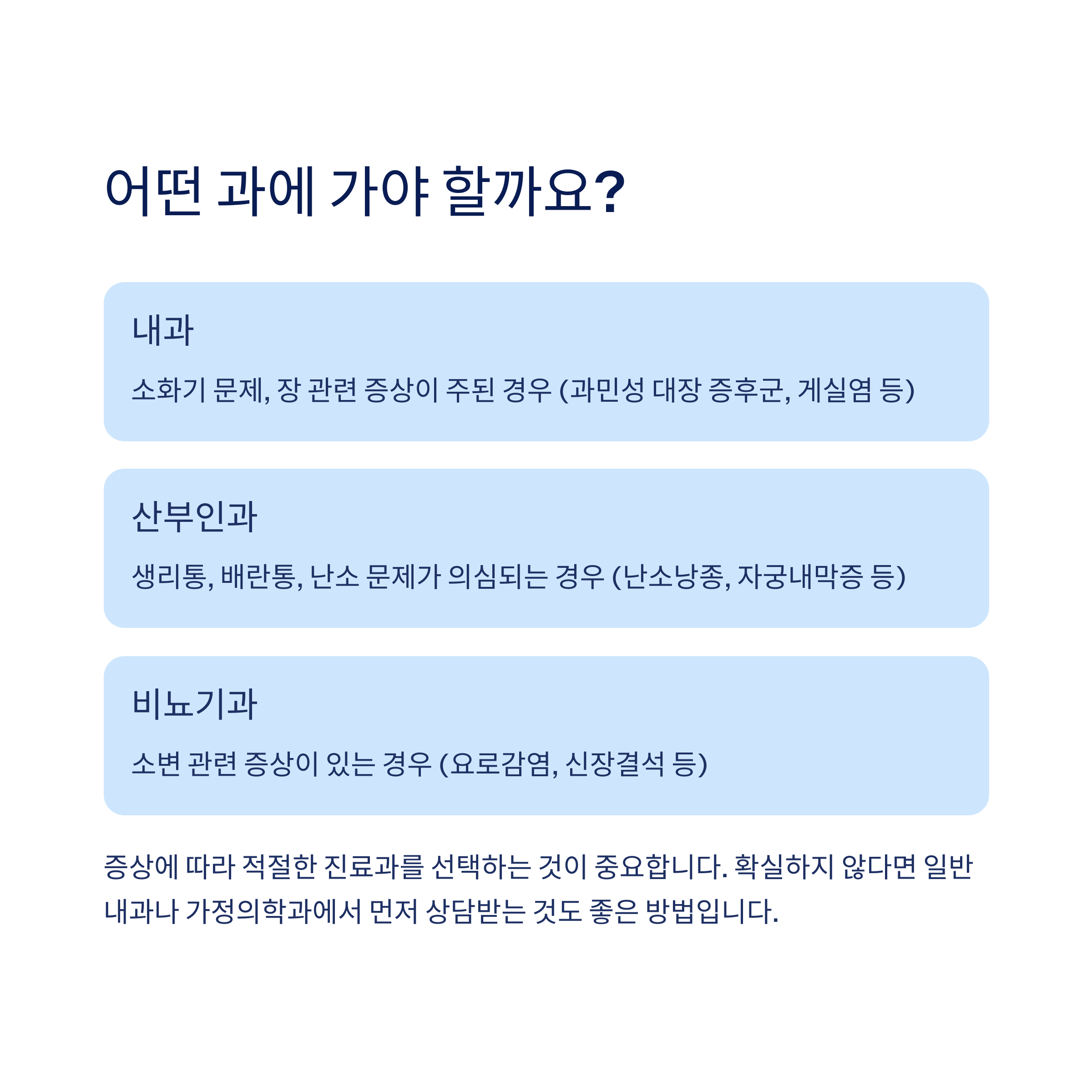 왼쪽 아랫배 통증