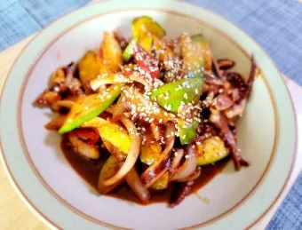 오징어 야채볶음 양념장 만드는법 황금레시피_3