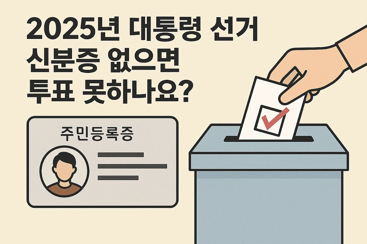 2025년 대통령 선거 투표소, 왜 꼭 지정된 투표소여야 할까??