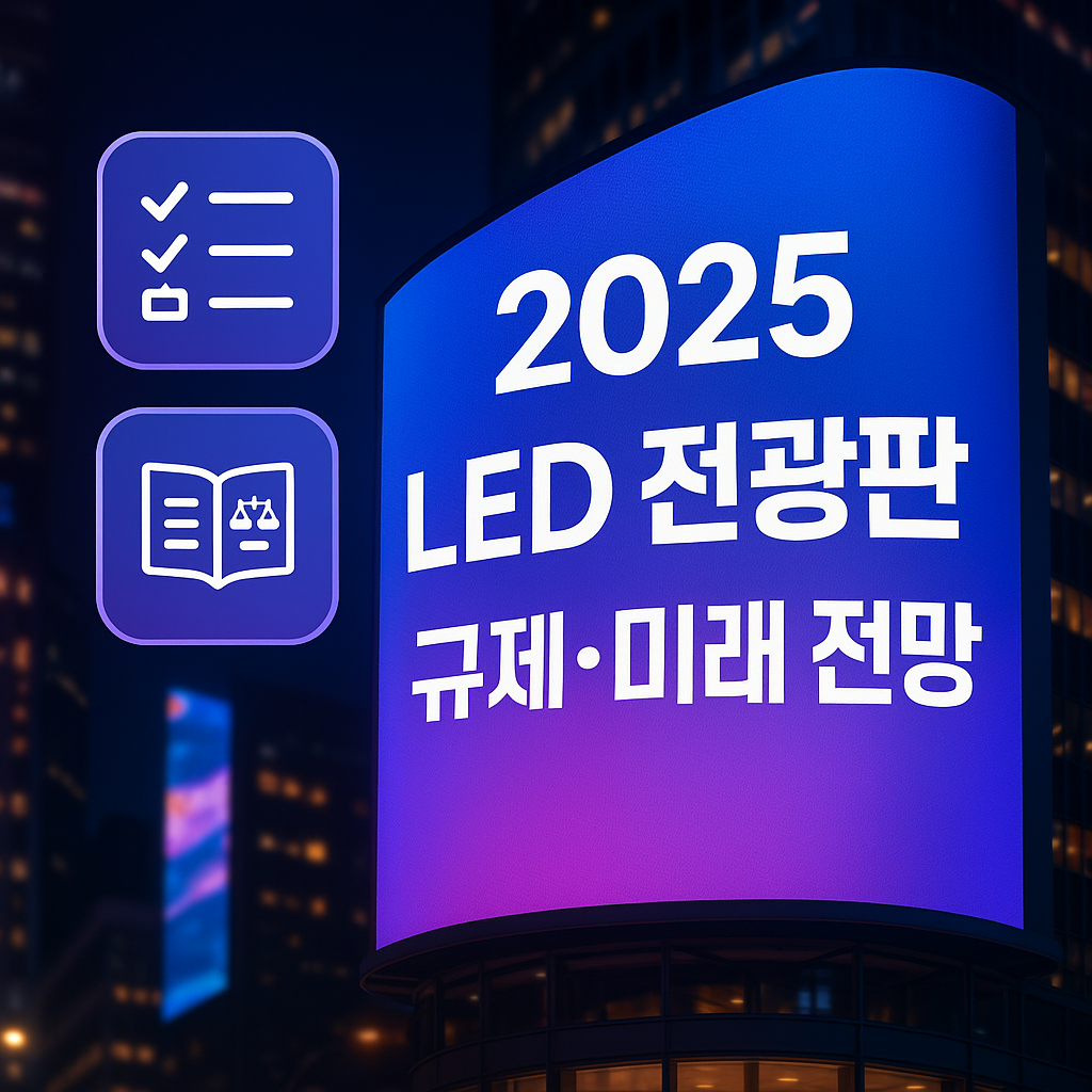2025년 LED 전광판 향후 상황 총정리