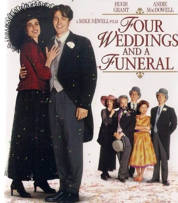 영화 네 번의 결혼식과 한 번의 장례식 포스터 사진