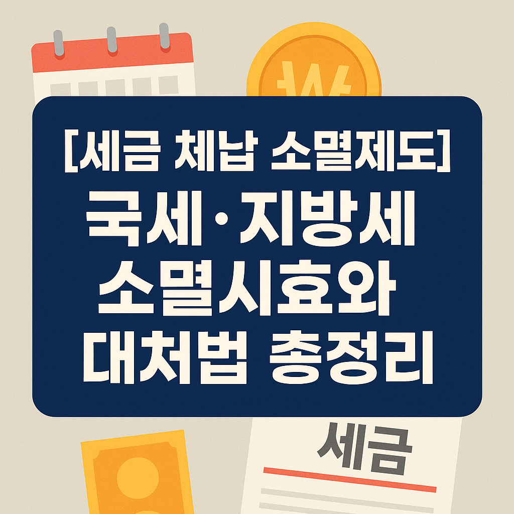 [세금 체납 소멸제도] 국세&middot;지방세 소멸시효와 대처법 총정리