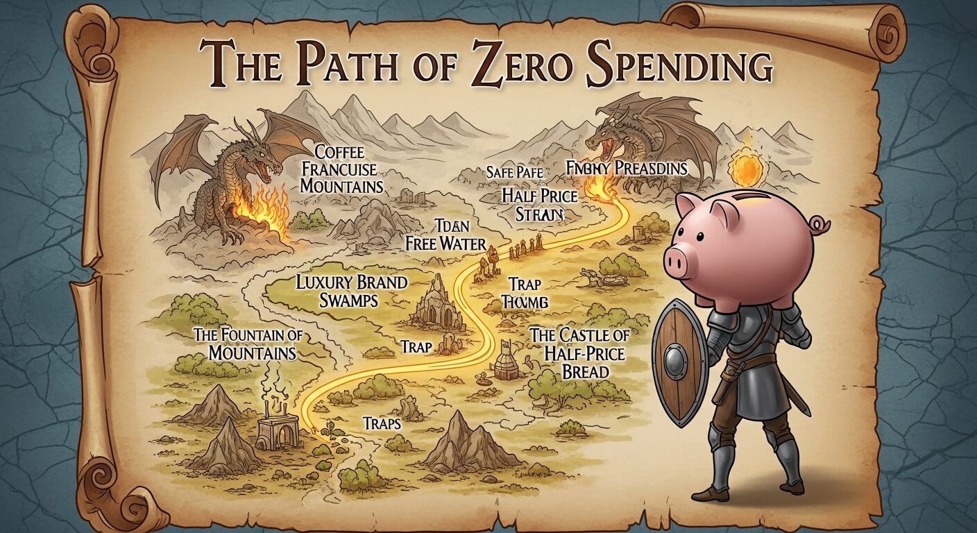 보물지도같은느낌의이미지-THE PATH OF ZIP SPENDING