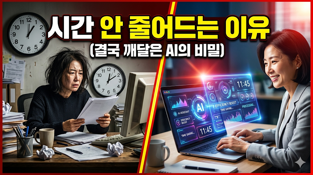 AI 써도 시간이 안 줄어드는 이유