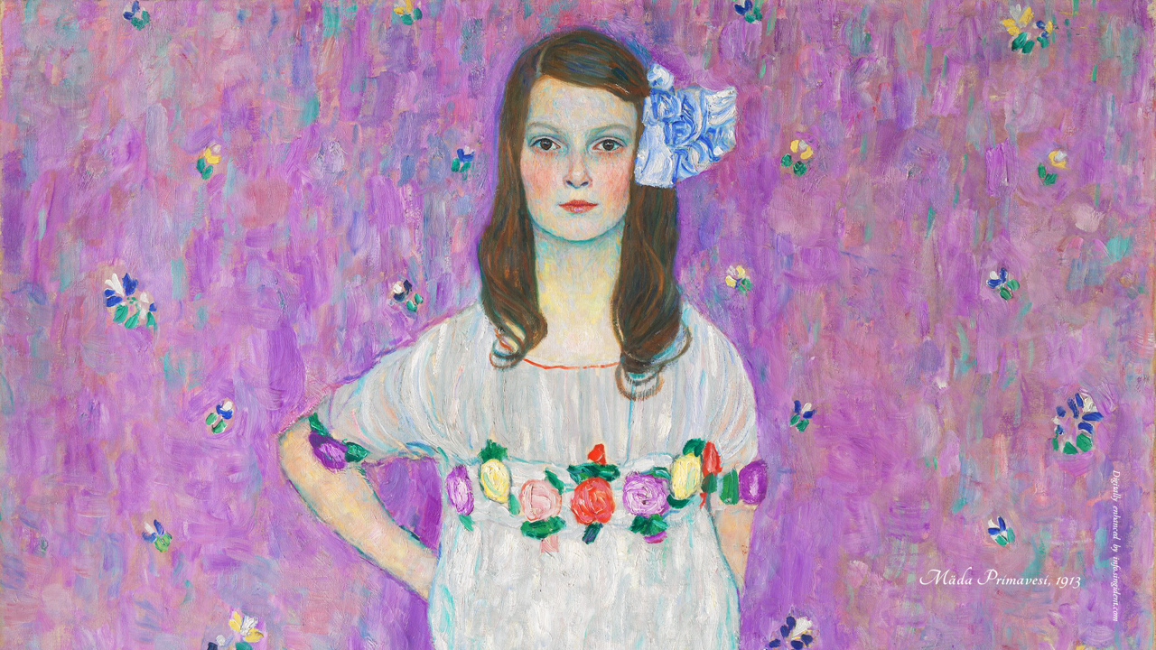 13 메다 프리마베시 C - Gustav Klimt 클림트배경화면