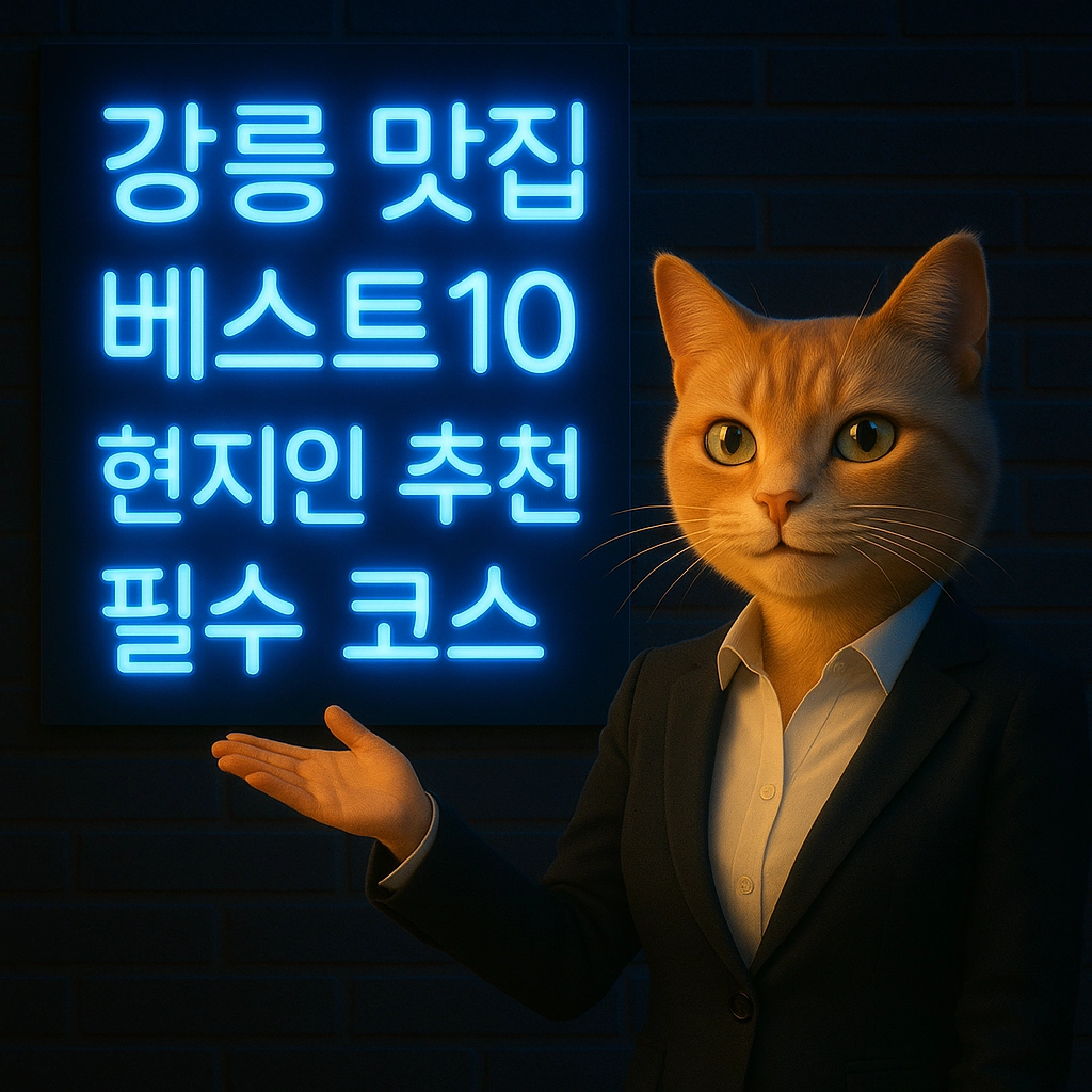 강릉 맛집 베스트10 현지인 추천 필수 코스