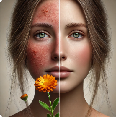 피부 염증을 완화하고 진정