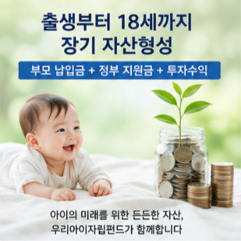 우리아이자립펀드 신청방법 가입시기 공식 사이트 확인하기
