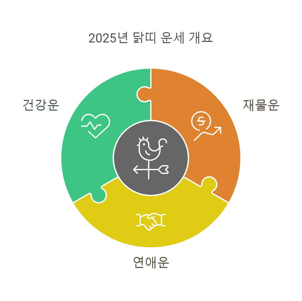 2025년 닭띠 출생년도별 신년운세