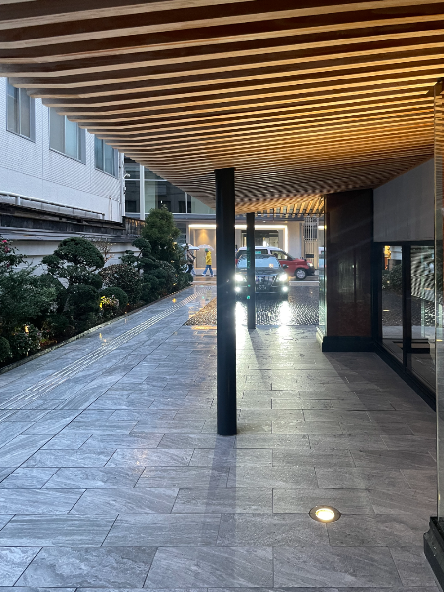 '미츠이 가든 호텔' 캐노피 구간