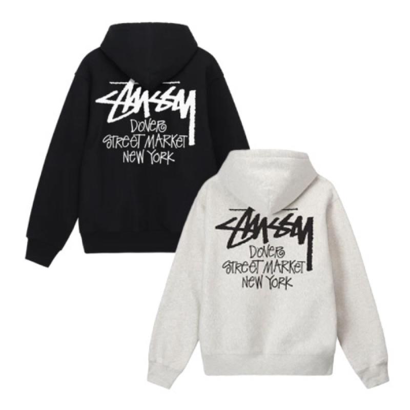 스투시 도버마켓 뉴욕 월드투어 집업 풀오버 후드