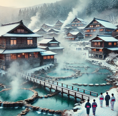 일본 온천여행지