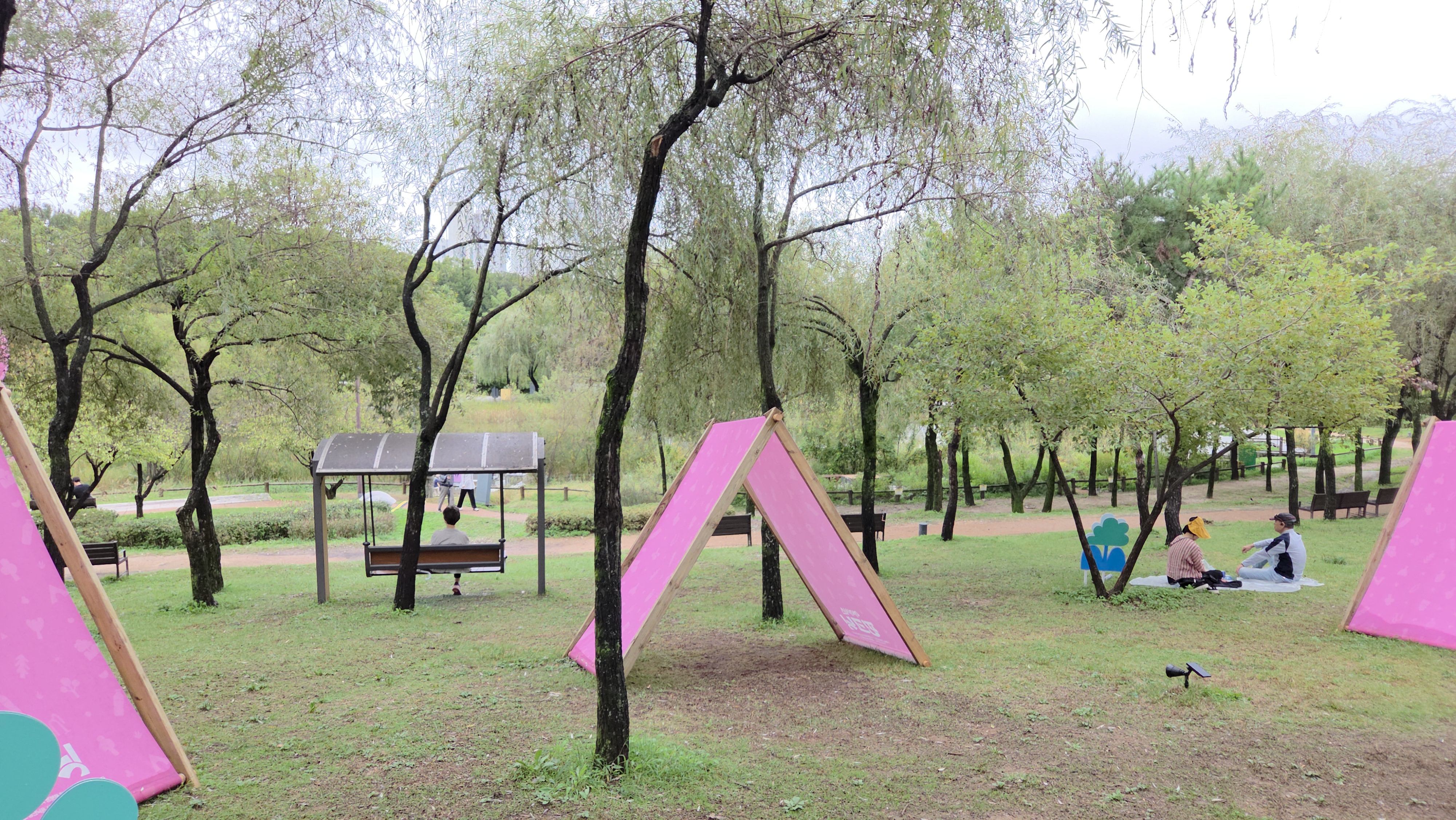 북서울꿈의숲 핑크닉 천막존