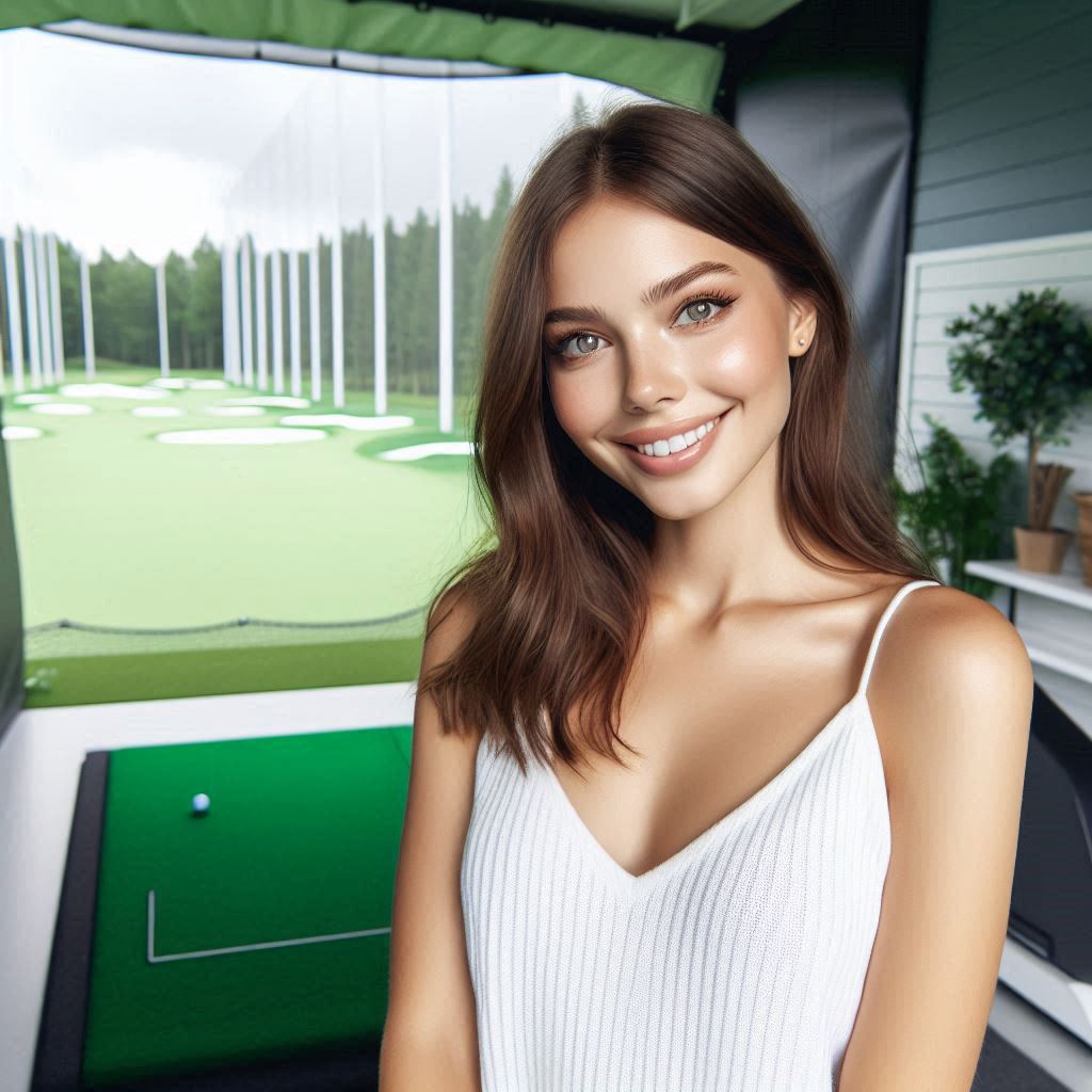 스크린골프장 배경