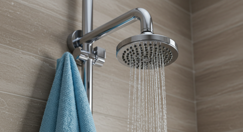 샤워 후 마른 극세사 천이나 수건으로