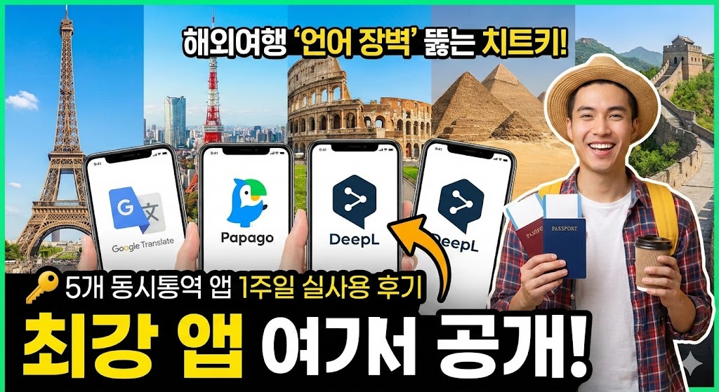 해외여행 '언어 장벽' 뚫는 치트키!