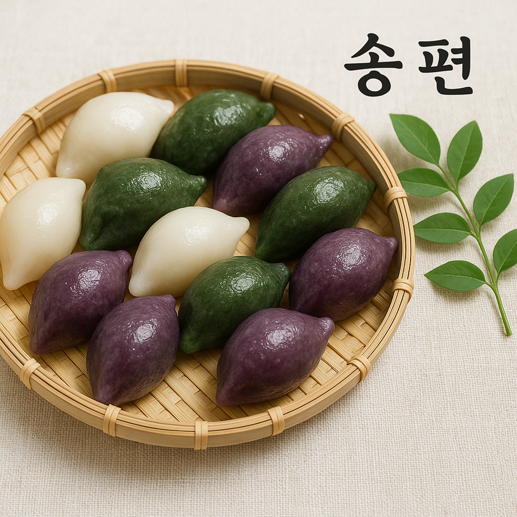 한국 전통 명절 음식 송편