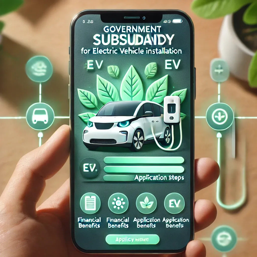 전기차-충전기-보조금-정보-스마트폰-화면