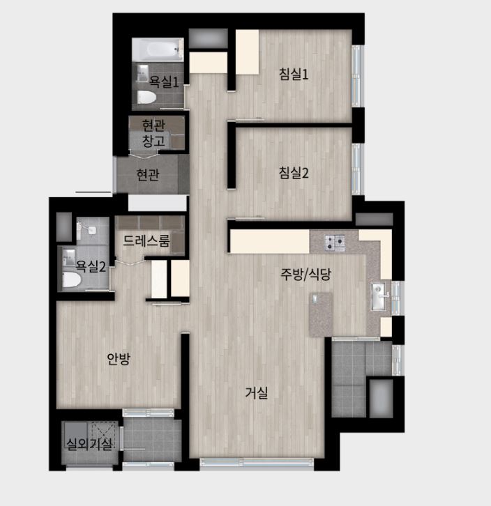 래미안 송도역 센트리폴 71B