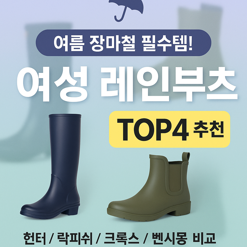 여성 레인부츠