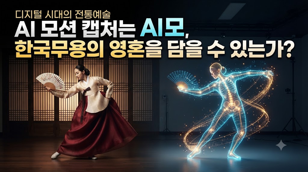 디지털 시대의 전통예술, AI 모션 캡처는 한국무용의 영혼을 담을 수 있는가