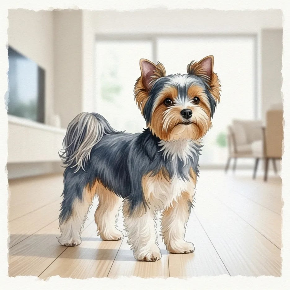 우아한 자세로 서 있는 비바테리어의 모습