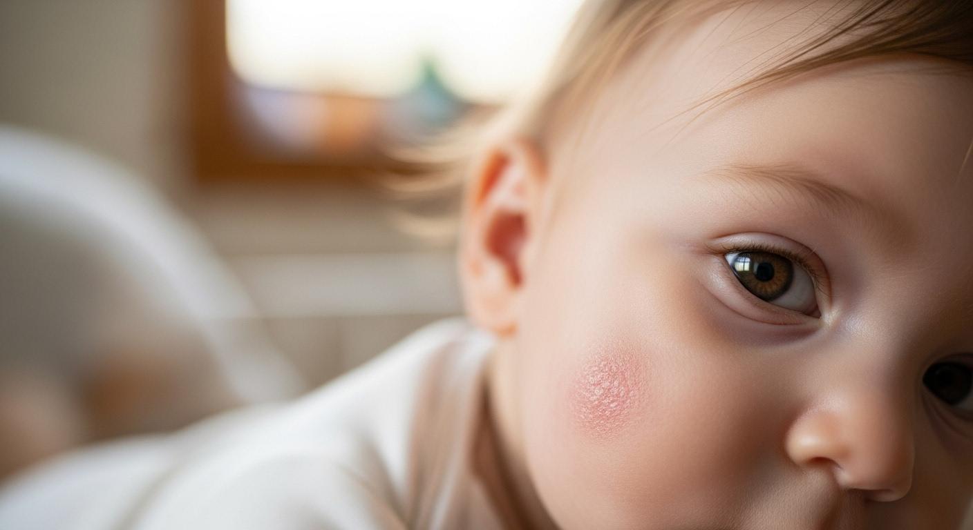 아기 피부 건조 각질