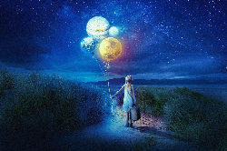 여행지의 밤하늘