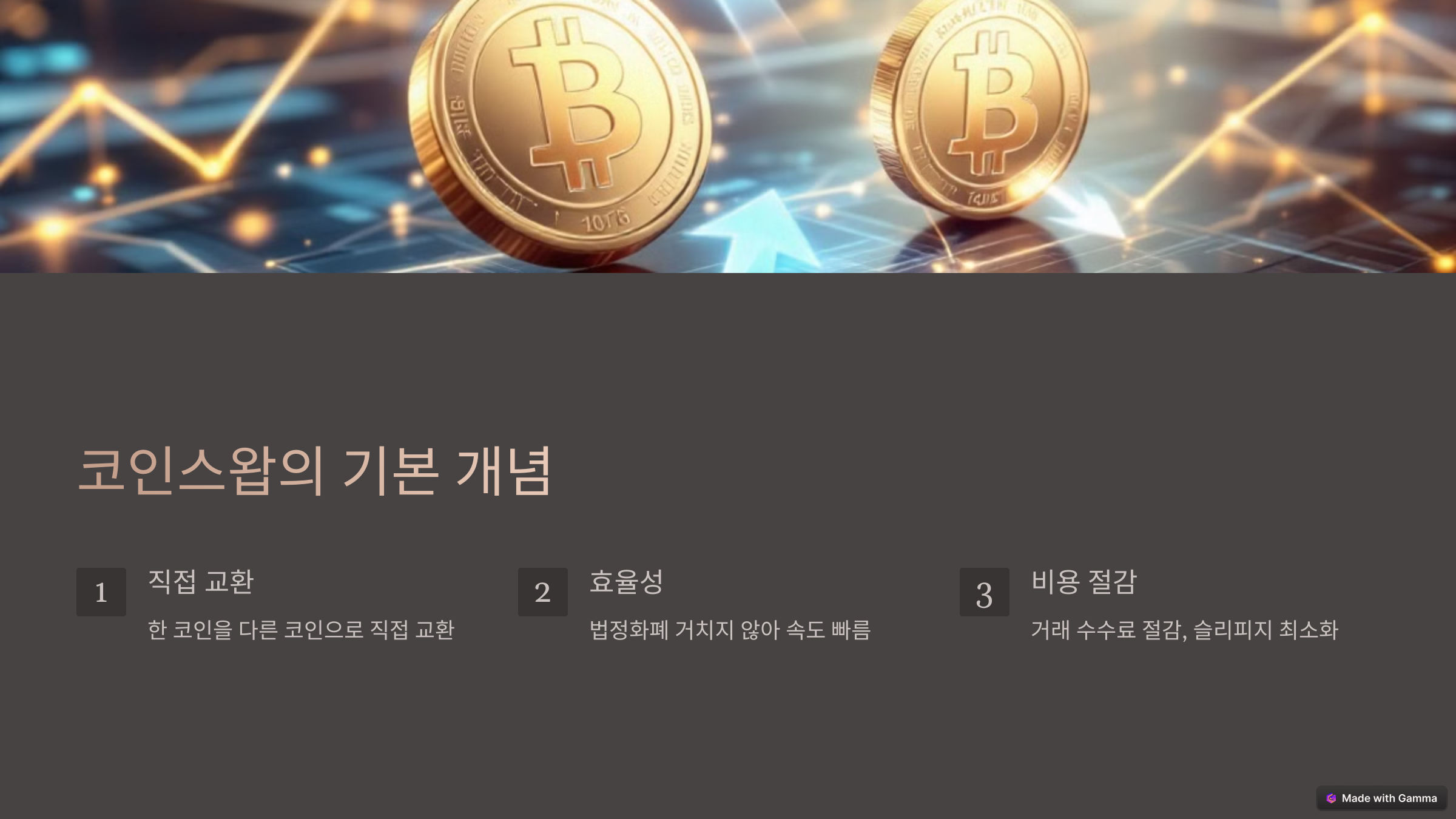 코인스왑 전략
