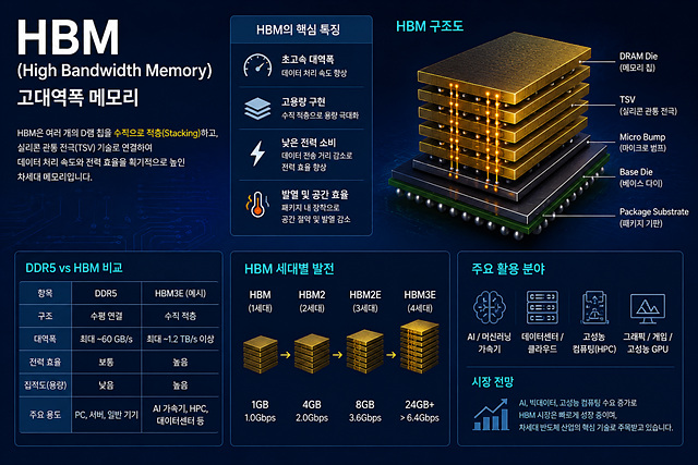 hbm고대역폭메모리