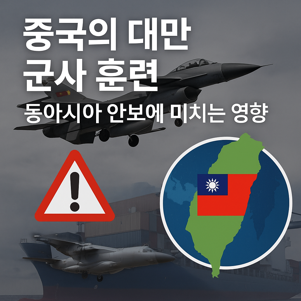 중국의 대만 주변 군사 훈련: 동아시아 안보에 미치는 영향