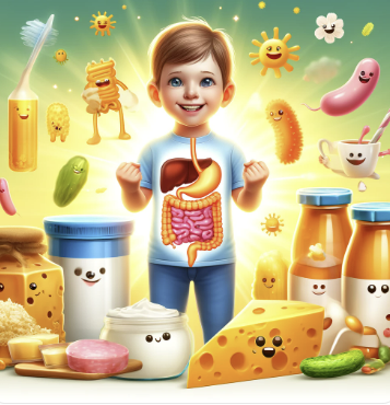 어린이 장 건강 (유산균, 식이섬유, 알레르기 예방)