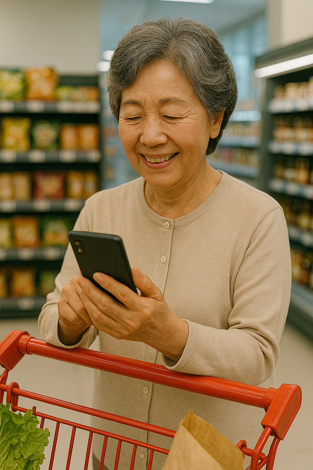 스마트폰으로 확인하는 알뜰 생활 장보기