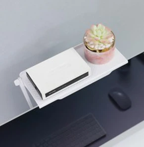 라벤 모니터 TV 상단선반 셋톱박스 리모컨 거치대 상단 선반&#44; 화이트