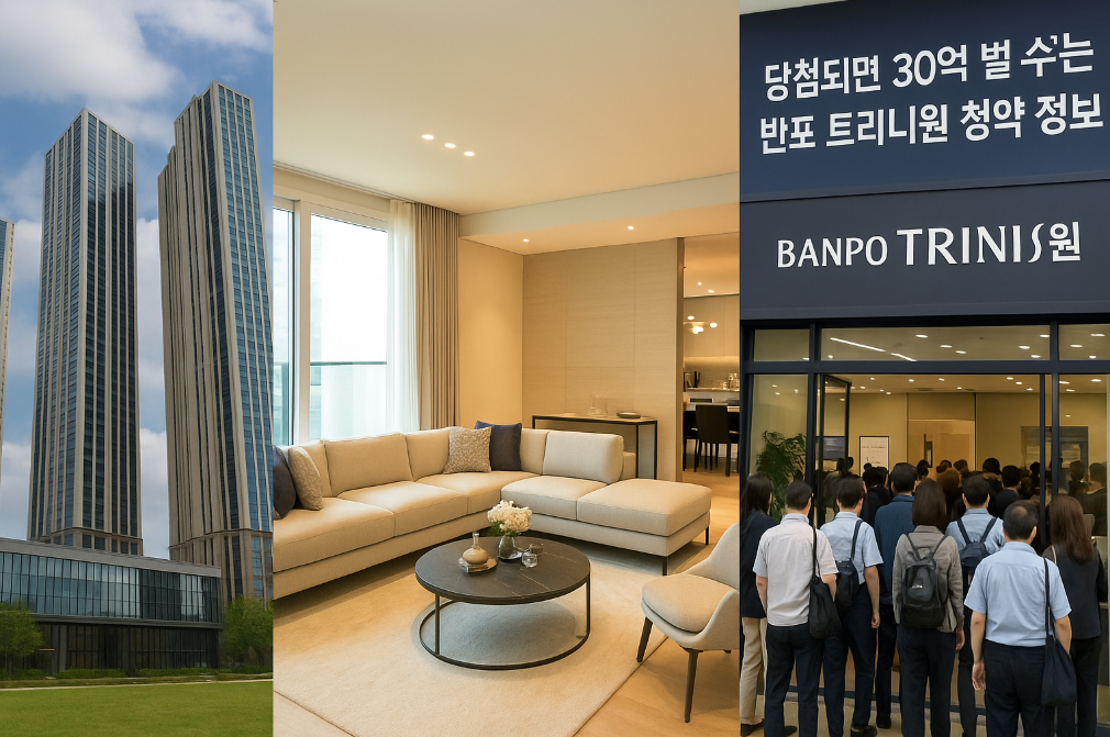 반포 트리니원 청약으로 30억 벌 수 있는 마지막 기회