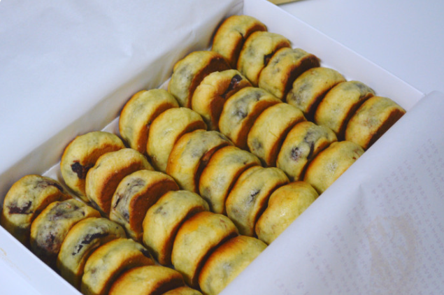 경주 대표 간식 요리 황남빵 사진